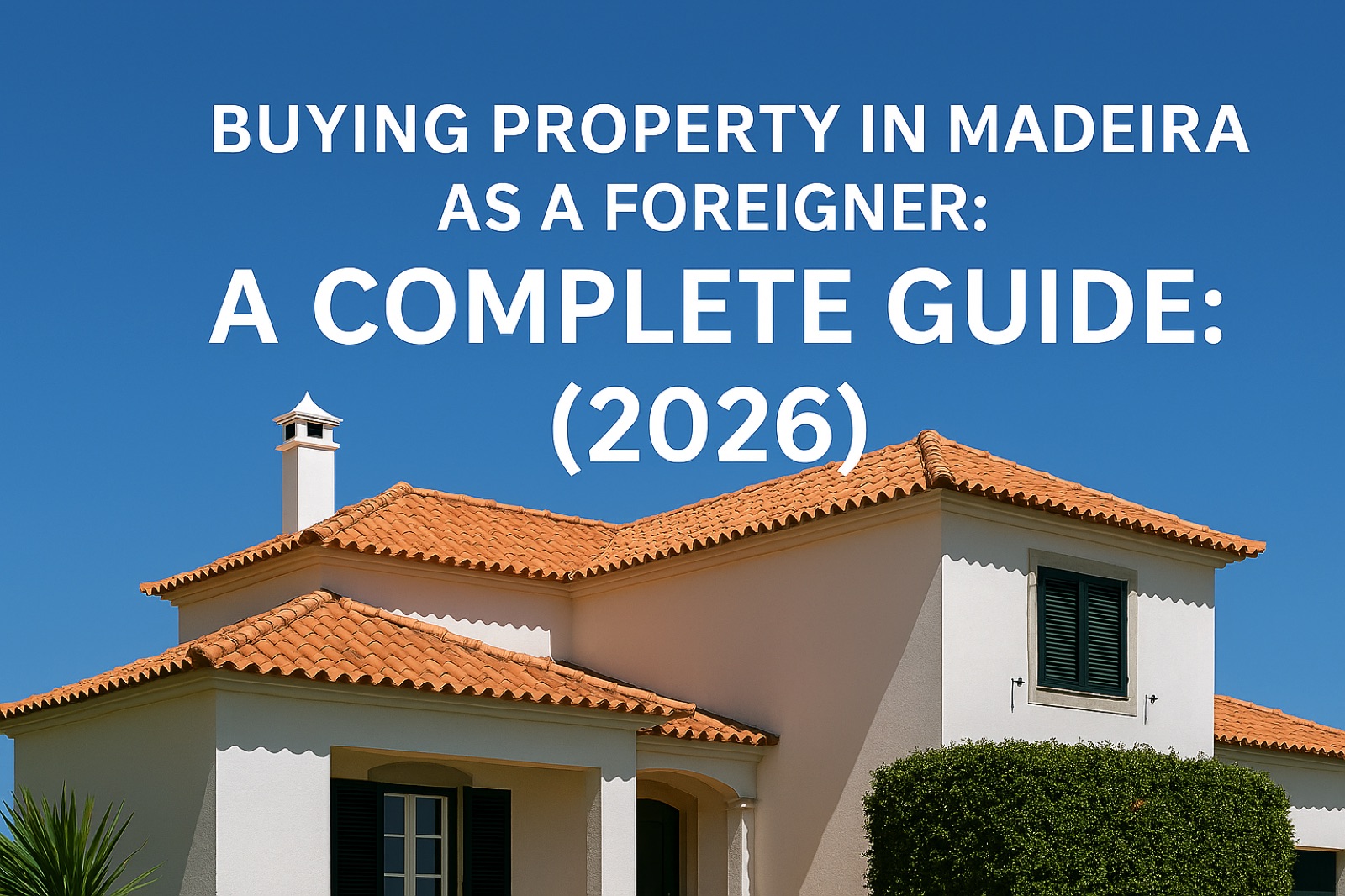 Buying property in Madeira as a foreigner complete guide 2026 Portugal real estate